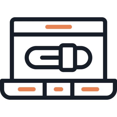 UI Kit Satır Simgesi, Basit Tasarımlı Vektör Resimleri