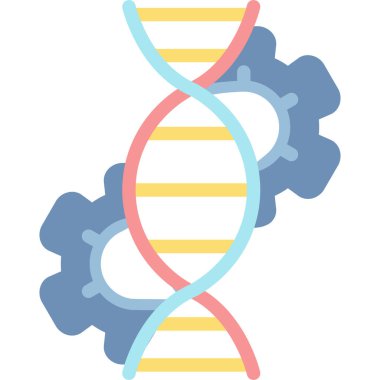 CRISPR Düz Simge, Basit Tasarımlı Vektör Resimleri