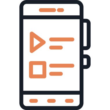 Podcast Dinleme Satırı Bitiş Simgesi, Basit Tasarımlı Vektör Resimleri