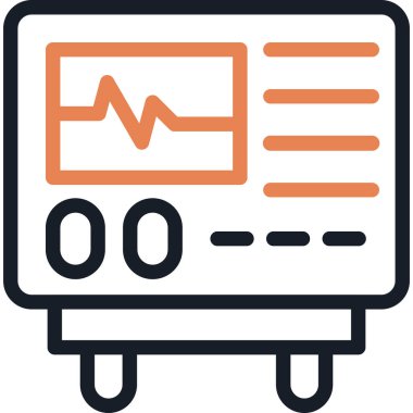 Oscilloscope Satırı Basit Tasarımlı Vektör ResimleriName