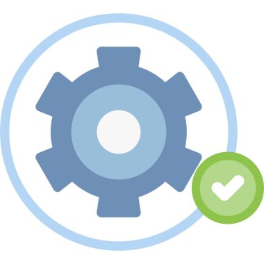 Sosyal Medya Çalıştırma Düz Simgesi, Basit Tasarımlı Vektör İllüstrasyonu