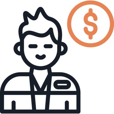 Ekonomist Satır Bitiş Simgesi, Basit Tasarımlı Vektör Resimleri