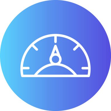 Çizgi Çizgisi Gradyan Çemberi Simgesi, Basit Tasarımlı Vektör Resimleri