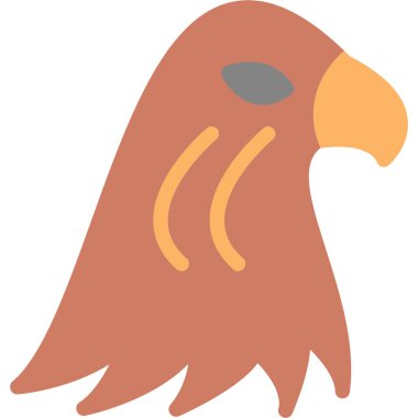 Hawk Düz Simgesi, Basit Tasarımlı Vektör Resimleri