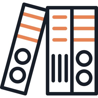 Bağlayıcı Satır Simgesi, Basit Tasarımlı Vektör İllüstrasyonu