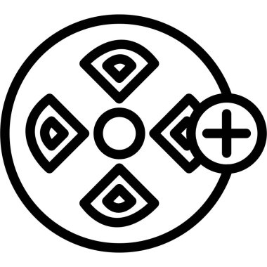 Nükleer Tıp Düz Simgesi, Basit Tasarımlı Vektör İllüzyonu