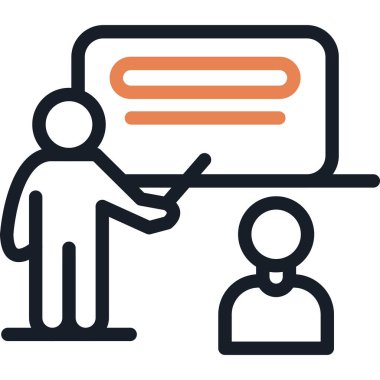 Öğrenci Satırı Bitiş Simgesi, Basit Tasarımlı Vektör Resimleri