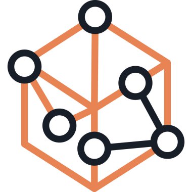 Ağ Satırı Simgesi, Basit Tasarımlı Vektör Resimleri