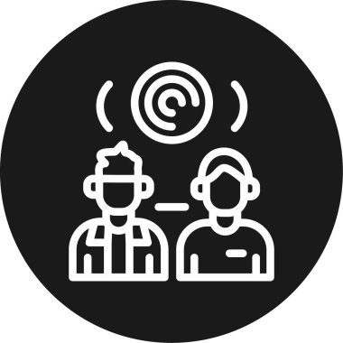 Takım Dinamik Çizgisi Çemberi BG Simgesi, Basit Tasarımlı Vektör Resimleri