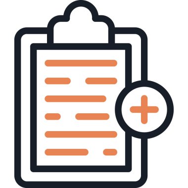 Hastane Kontrol Hattı Simgesi, Basit Tasarımlı Vektör Resimleri