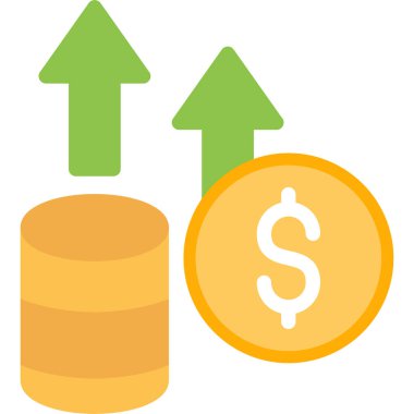 Basit Tasarımlı Şişme Düz Simgesi, Vektör İllüstrasyonu