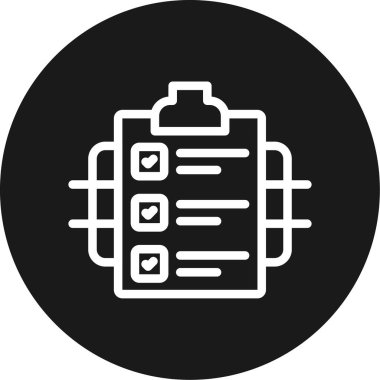 Satır Çemberi BG Simgesi, Basit Tasarımlı Vektör Resimleri