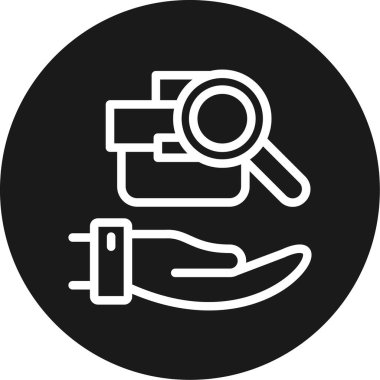 Kariyer Fuarı Çemberi BG Simgesi, Basit Tasarımlı Vektör Resimleri