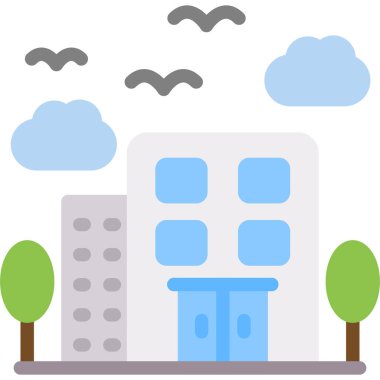 Daire Düz Simgesi, Basit Tasarımlı Vektör Resimleri