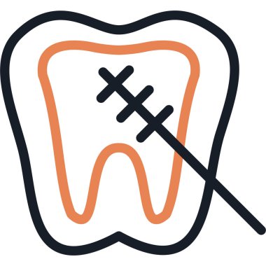 Kök Kanal Çizgisi Due Simgesi, Basit Tasarımlı Vektör Resimleri