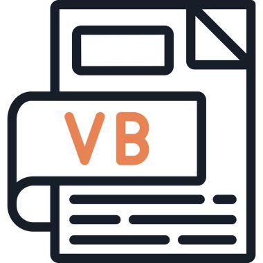 VB Satır Bitiş Simgesi, Basit Tasarımlı Vektör Resimleri