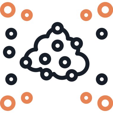 Parçacık Satırı Simgesi, Basit Tasarımlı Vektör Resimleri