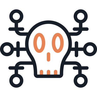 Yasadışı Faaliyetler Çizgisi Simge Ögesi, Basit Tasarımlı Vektör Resimleri