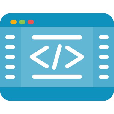 Metin Düzenleyici Düz Simge, Basit Tasarımlı Vektör İllüstrasyonu