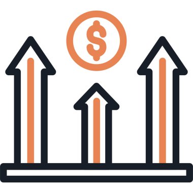 İş Rekabetçiliği Çizgisi Simge Ögesi, Basit Tasarımlı Vektör Resimleri