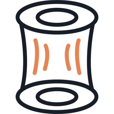 Solucan Deliği Çizgisi Simgesi, Basit Tasarımlı Vektör Resimleri