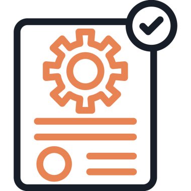 Ürün Gerekli Satır Simge, Basit Tasarımlı Vektör Resimleri