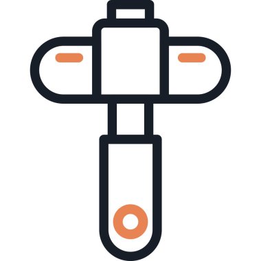 Balyoz Çizgisi Simgesi, Basit Tasarımlı Vektör Resimleri