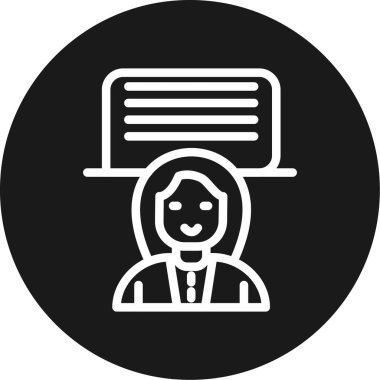 Öğretmenin Miras Çizgisi Çemberi BG Simgesi, Basit Tasarımlı Vektör Resimleri