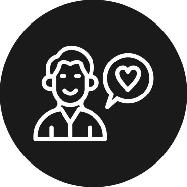 Arkadaşlık Hizmeti Çemberi BG Simgesi, Basit Tasarımlı Vektör Resimleri