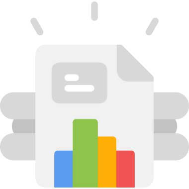 Motivasyon Stratejisi Düz Simge, Basit Tasarımlı Vektör İllüstrasyonu