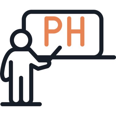 Öğretmenin Ders Satırı Basit Tasarımlı Vektör İllüzyonu