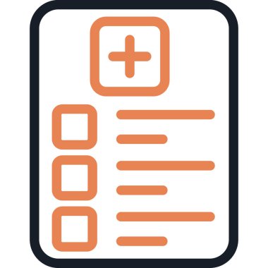 Cerrahi Protokol Satırı Basit Tasarımlı Vektör ResimleriComment