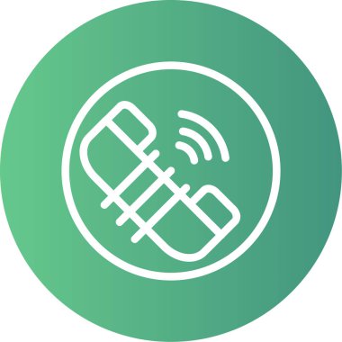 Kişi Bilgileri Çizgisi Gradyan Çemberi Simgesi, Basit Tasarımlı Vektör ResmiComment