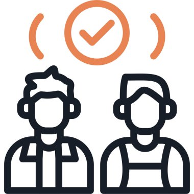 Takım Başarı Çizgisi Simgesi, Basit Tasarımlı Vektör Resimleri