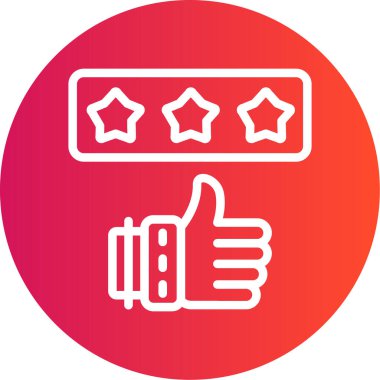 Satır Ölçekleme Çizgisi Gradyan Çemberi Simgesi, Vektör Resimleri Basit Tasarım