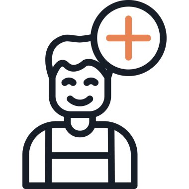 Ruh Sağlığı Destek Hattı Simgesi, Basit Tasarımlı Vektör Resimleri