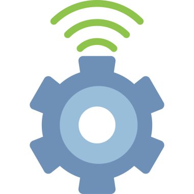 Ağ En İyimser Düz Simgesi, Basit Tasarımlı Vektör İllüstrasyonu