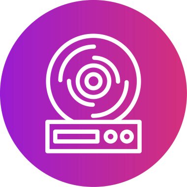 Kişisel ve ticari kullanım için vektör cd simgesi