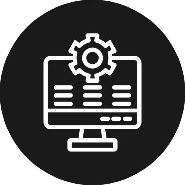 Projeniz için vektör ayarı simgesi