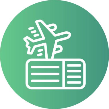 flight icon vector illustration