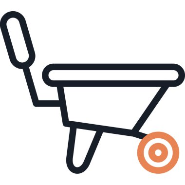 Alışveriş arabası ikon vektör illüstrasyonu