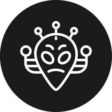 uzaylı başlık simgesi, basit biçim