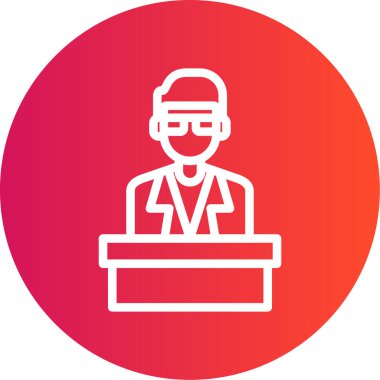 Modern insan simgesinin vektör illüstrasyonu