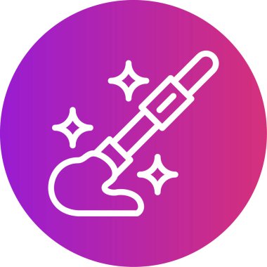 Bir gitar simgesinin vektör illüstrasyonu