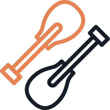 Enstrüman. Web simgesi basit tasarım