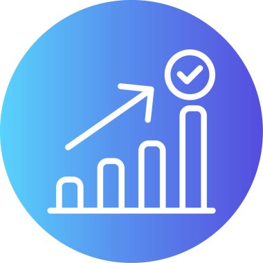 grafik ikonu vektör illüstrasyonu
