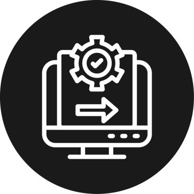 Kolayca düzenleyebilen ve düzenleyebilen Veri Merkezi Vektör simgesi