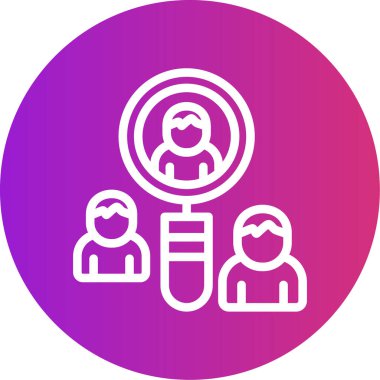 İnsan simgesinin vektör illüstrasyonu