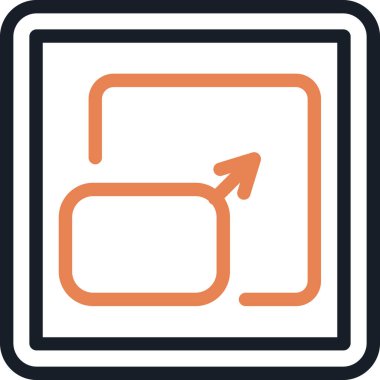 ok simgesi, vektör illüstrasyonu