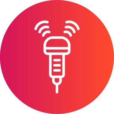 Elektrik dolgu simgesinin vektör illüstrasyonu